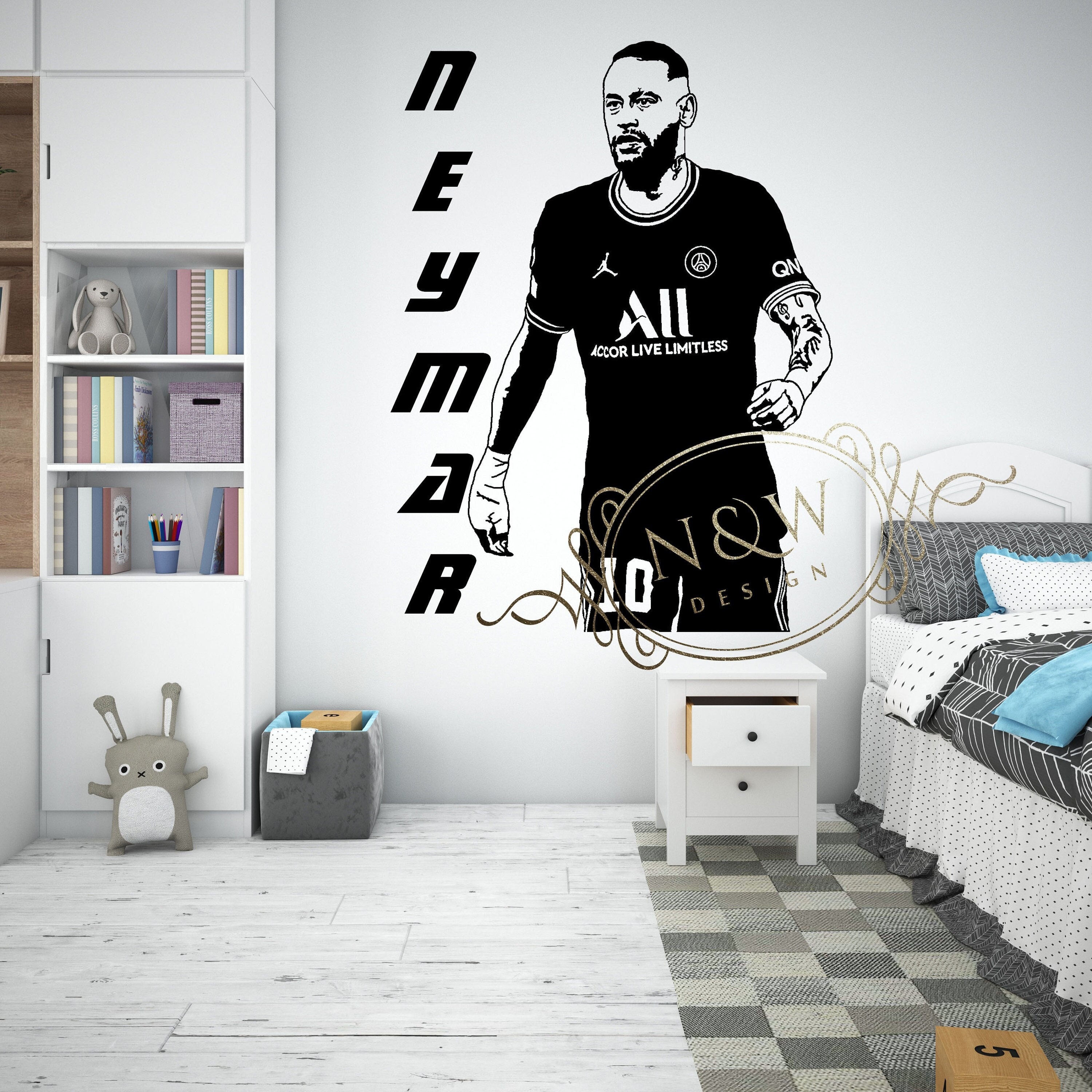  Neymar Brazil Legend Football Player Art Poster (30) Room  Aesthetic Tapestry Print Art Wall Painting Tapestries Gifts Modern Bedroom  Decor 40x60 : Home & Kitchen