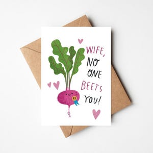 Jolie carte d'anniversaire ou de Saint-Valentin pour femme - 5 x 7 pouces avec enveloppe - carte d'amour pour sa femme - personne ne vous embrouille !