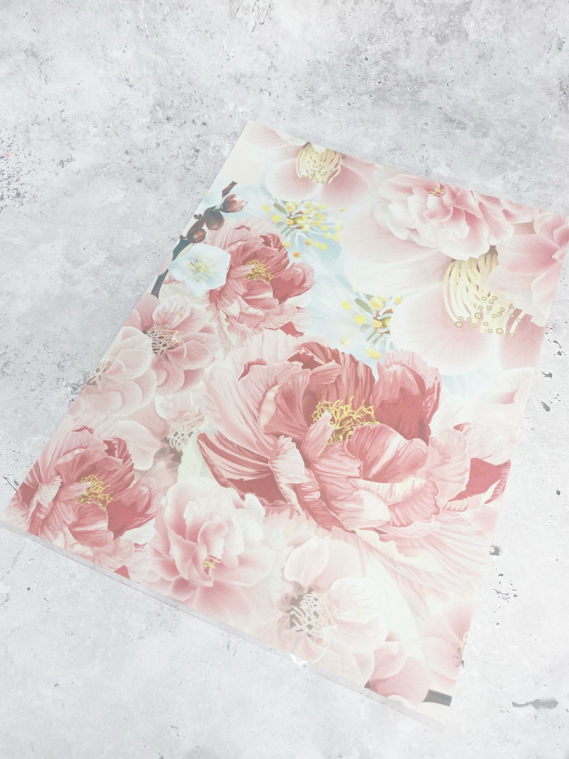 Pastel Floral Icing Sheet Icing Sheet Floral Floral Cake Etsy UK