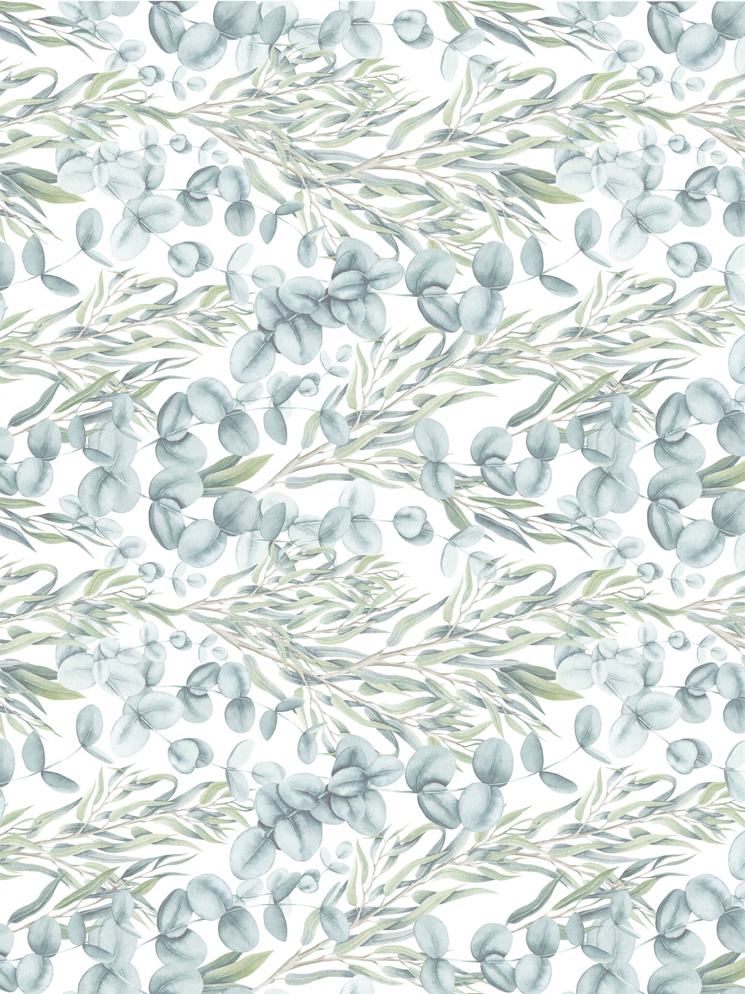 Eucalyptus Icing Sheet Icing Sheet Floral Floral Cake Etsy UK