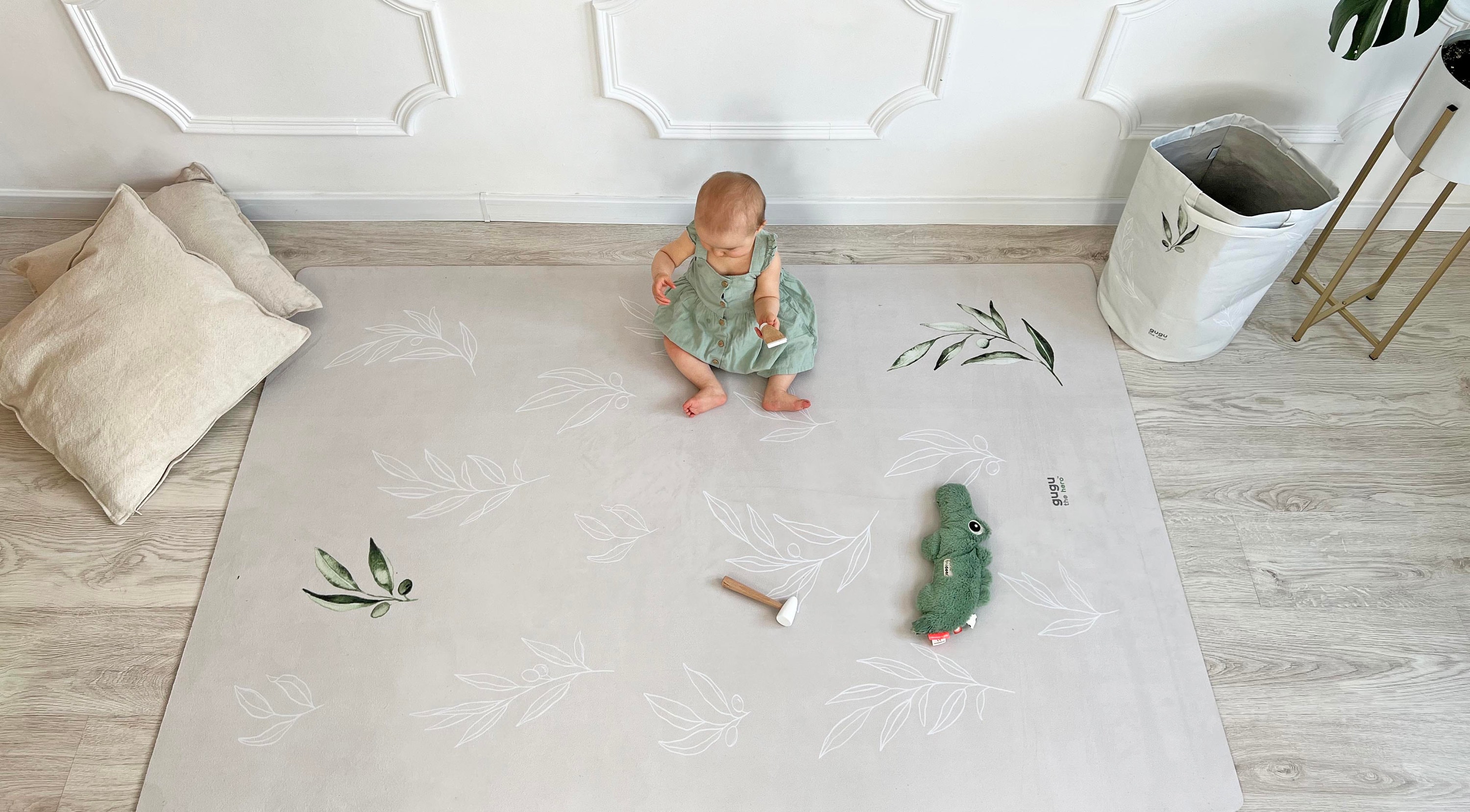Natural rubber playmat Olive Garden Big