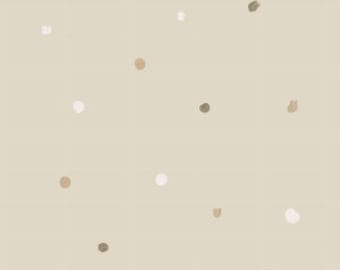 Natural rubber baby mat Beige Beige Dots Big