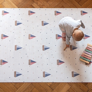 Natural rubber baby mat Little Sailor