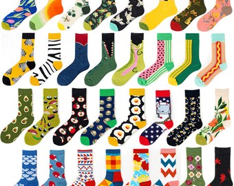 Art Socks, Funky Socks, Food Socks, Animal Socks, Happy Socks, Casual Socks, Cotton Socks, Punk Style, Men Socks, Women Socks, Unique Socks