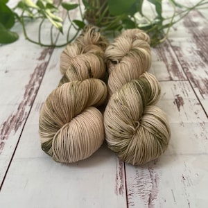 Yarn - Hand Dyed SW Merino/Nylon Fingering/Sock Yarn 437 yds &quot;Garden Party&quot; Soft And Plump Yarn For Knitting, Crochet Weaving; Ready To Ship