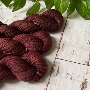 Hand Dyed Fingering Weight Yarn Merino Nylon Sock Yarn 437 Yards Indie Dyed Superwash Yarn for Knitting, Crochet, and Weaving Free Shipping