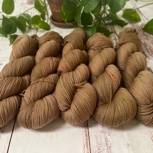 Yarn - Hand Dyed NON Superwash  Merino Nylon Sock/Fingering Yarn 437 yds -Glow Lite - Soft and Plump Yarn For Knitting, Crochet, Weaving -