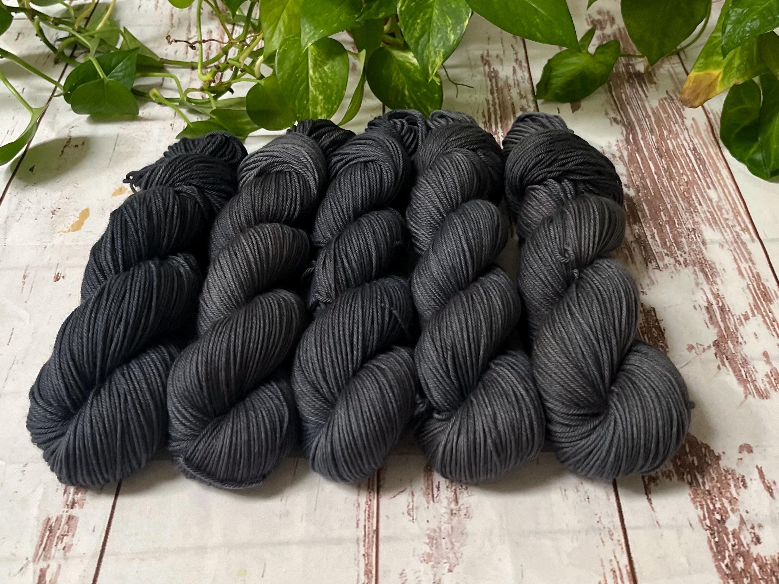 Hand Dyed DK Weight Superwash Merino Yarn - 246 Yards; Notes In The Margin Colorway