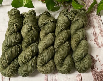 Yarn - Hand Dyed SW Merino DK 246yds - Zen- Soft And Plump Yarn For Knitting Garments, Accessories, Crocheting, Weaving; Ready To Ship