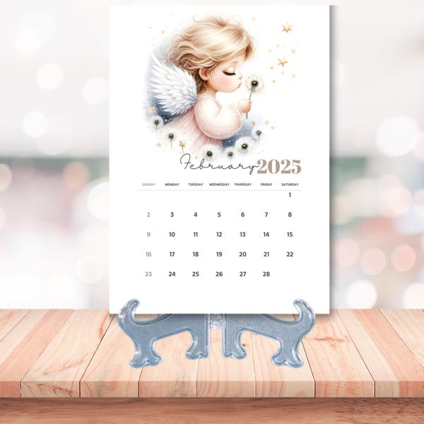 2025 Angel Calendar Etsy