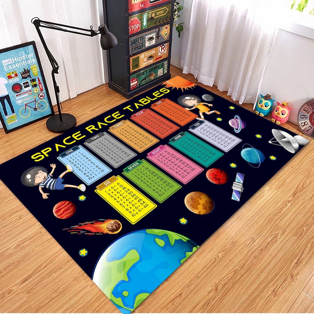 Calculate Rug,learning Math Rug,space Rug,play Rug,space Pattern,play