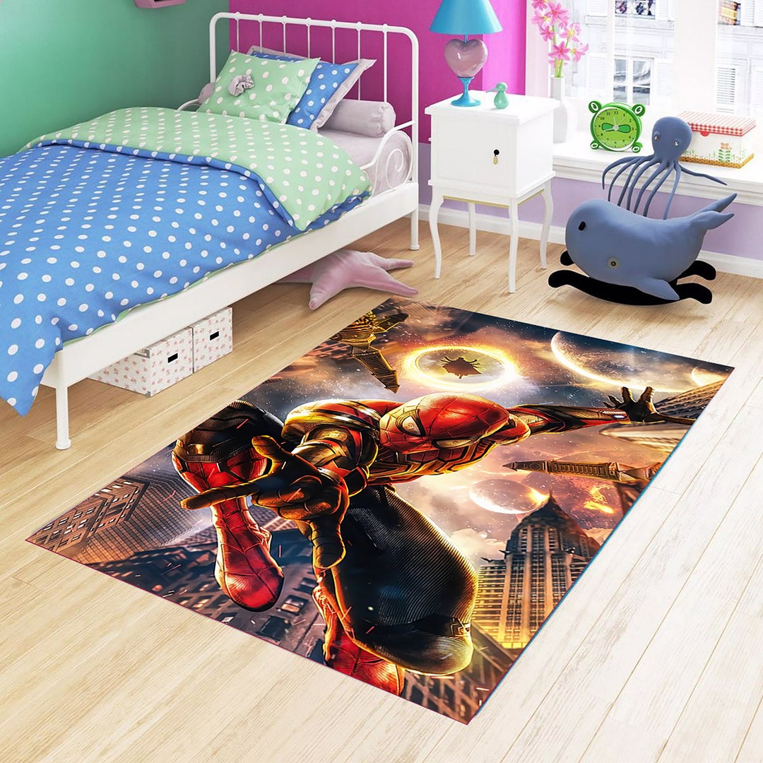 Spiderman Rug Kids Room Rug Chield Rug Kids Room Rug Rug - Etsy