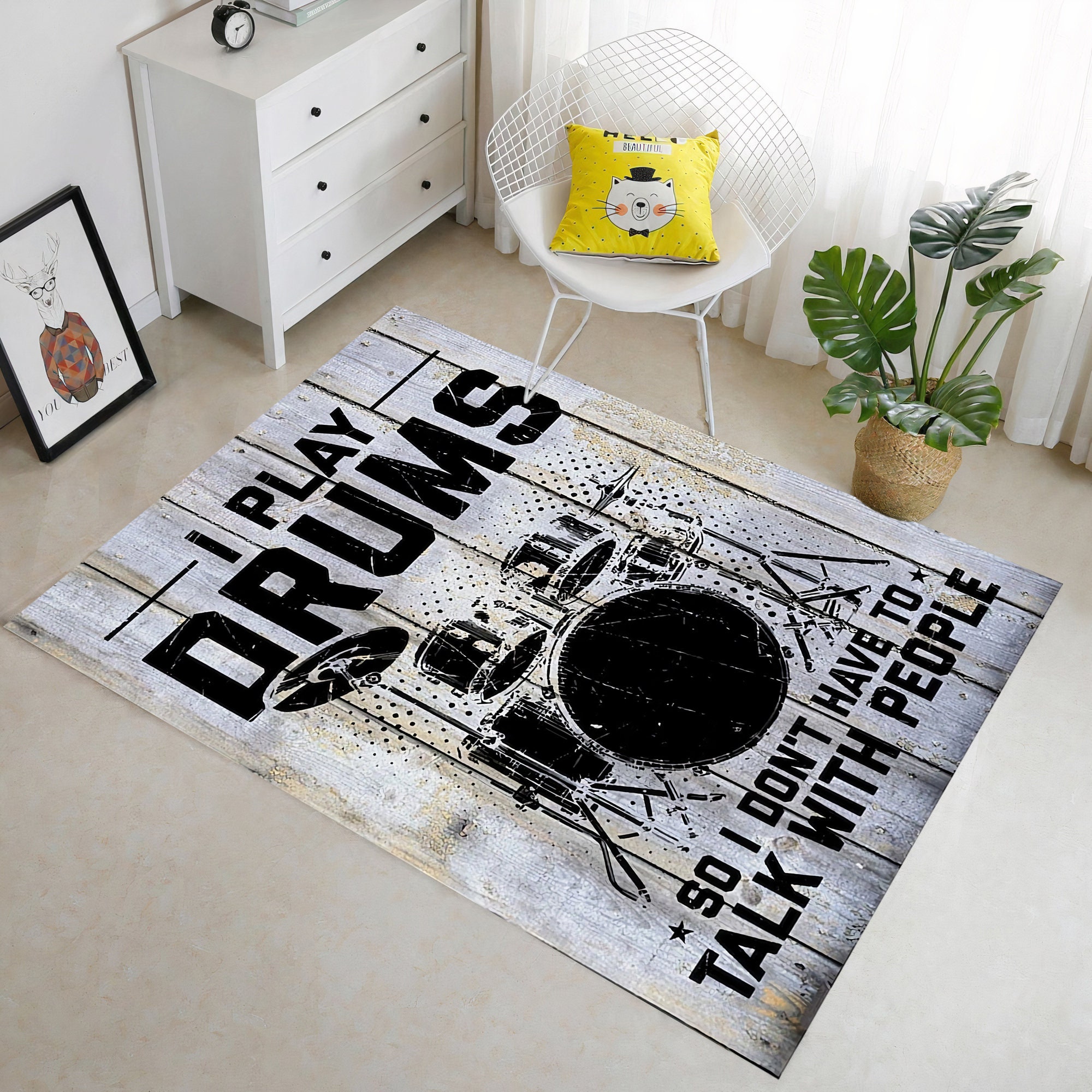 Vintage Drum Rug for Use With Mini Drum Kit Models Mini Drum Rug for the  Miniature Drums -  Norway