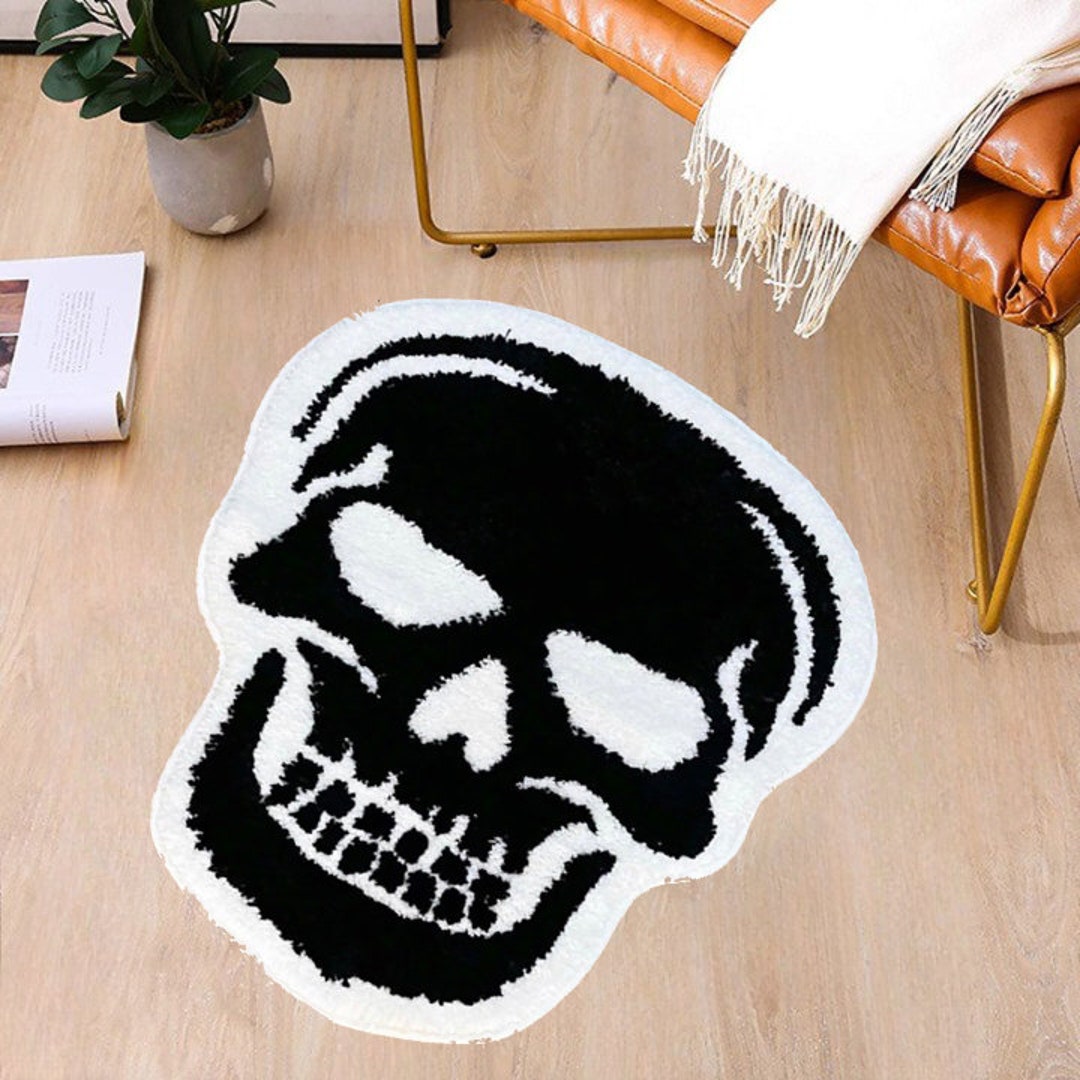 Hok Rug Skeleton Pattern Skull Rugskull Arthorror Rugskeleton Rugskull - Etsy