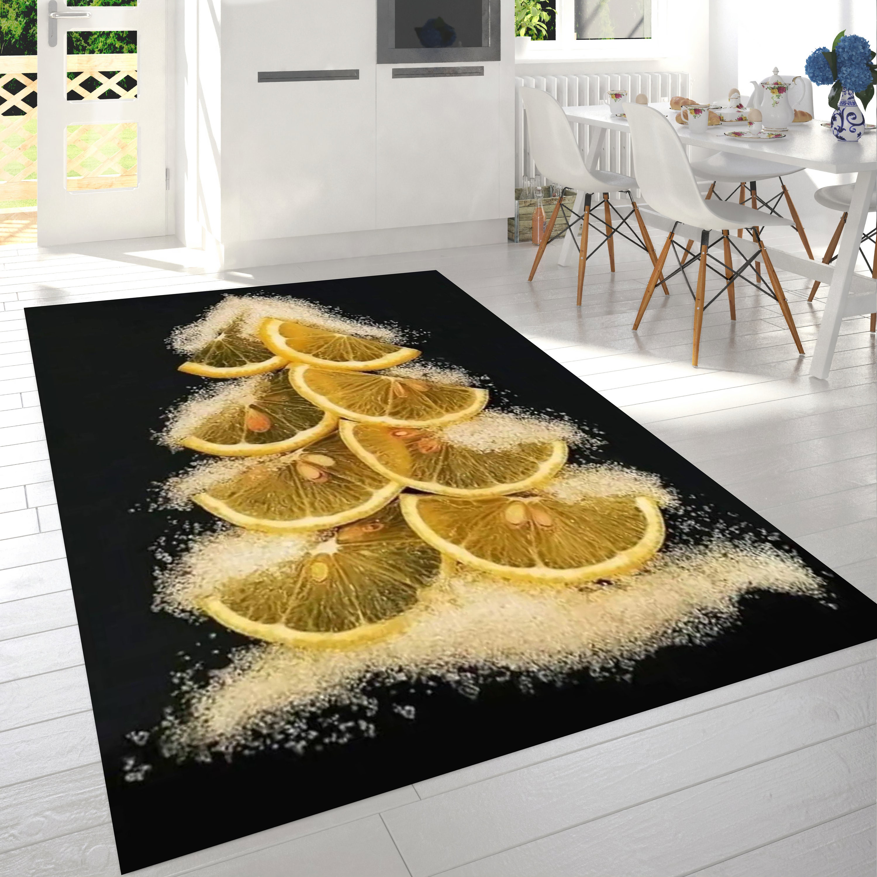 Mloabuc Yellow Lemon Decorative Kitchen Mats Set of 2, Anti Fatigue Wa –  Discounted-Rugs