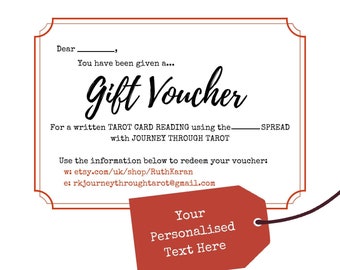 Gift Voucher | Gift a Written Tarot Reading