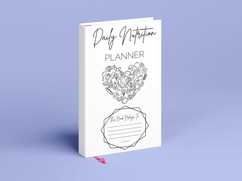 Food Log Printable, Calorie Tracker & Meal Planner, Daily Nutrition Chart for Healthy Eating, Weight Loss Food Journal PDF image 3