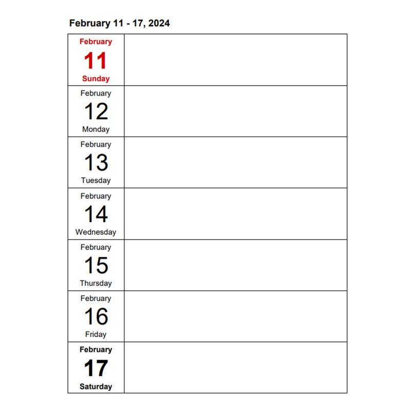 Weekkalender 2024 Portretdagen Verticaal afbeelding 7