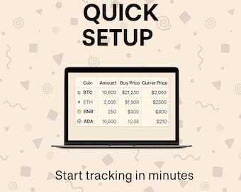 Investment Portfolio Tracker Google Sheets, Crypto Stock Asset Spreadsheet, Personal Wealth Log, Unique Gift Idea, Printable Digital Downloa