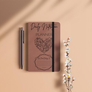 Food Log Printable, Calorie Tracker & Meal Planner, Daily Nutrition Chart for Healthy Eating, Weight Loss Food Journal PDF image 8