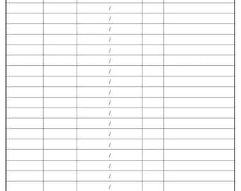 Blood Pressure Log (A4) – BP Tracker Spreadsheet & Printable PDF, Excel Google Sheets Health Planner