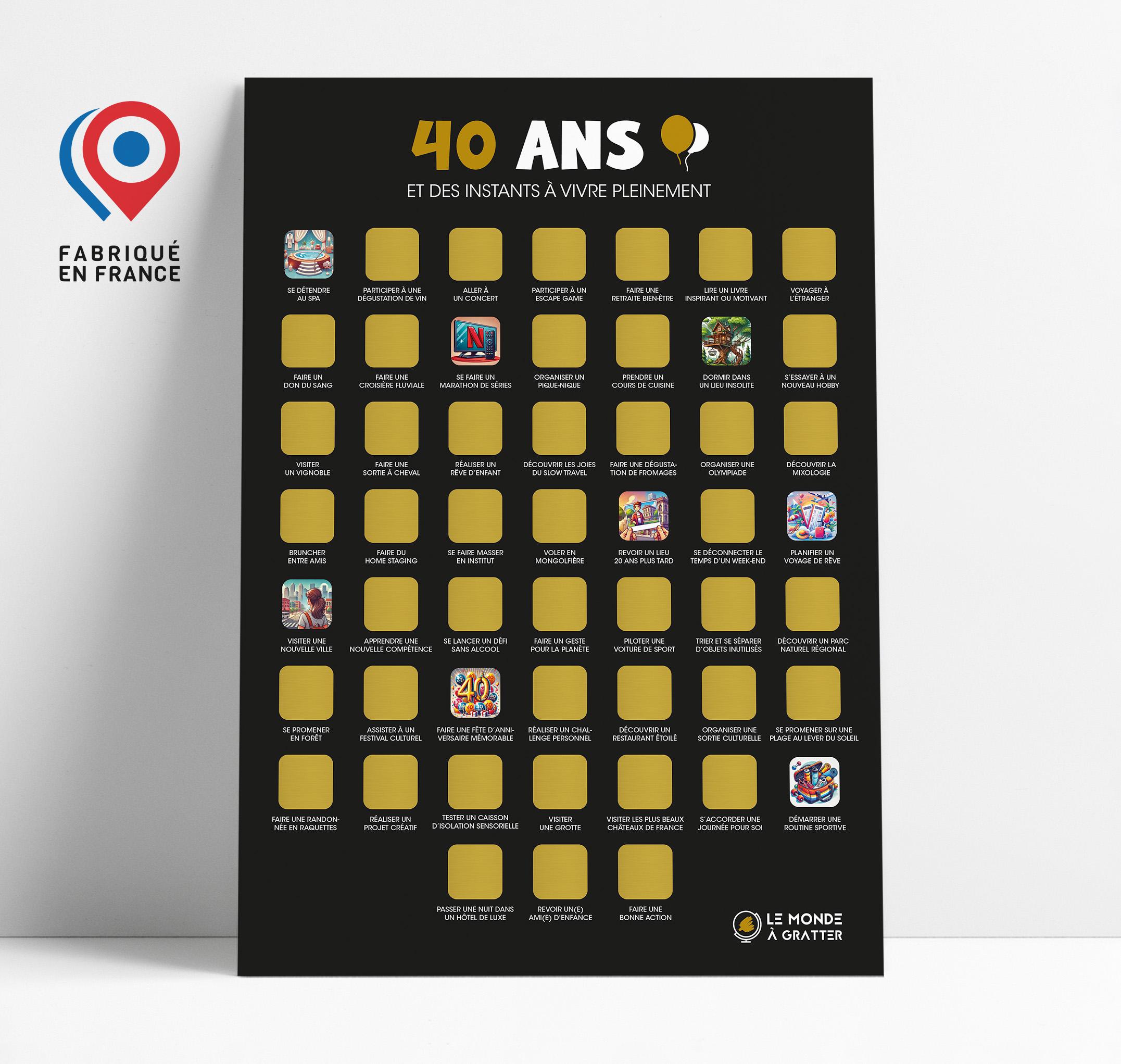 40 Ans Joyeux Anniversaire: 40eme d'anniversaire Cadeau Femme 40 ans