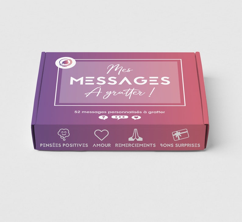 Box of customizable scratch-off messages 52 personalized messages to offer Ideal for daily surprises and special occasions image 8