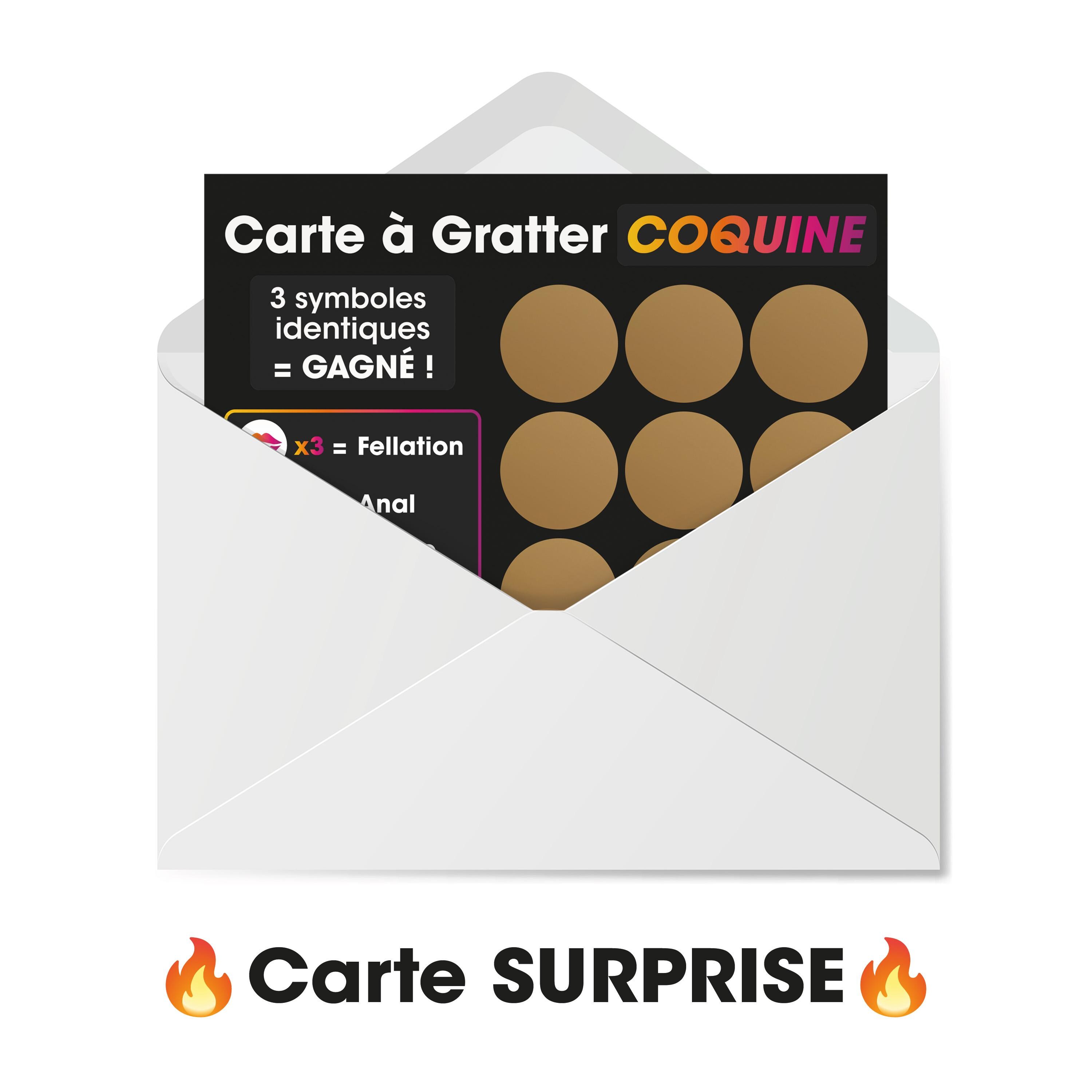 Carte à Gratter Coquine Pour Couple - 9 Surprises Humoristiques, Cadeau Drôle Pour Anniversaire Ou Saint-Valentin