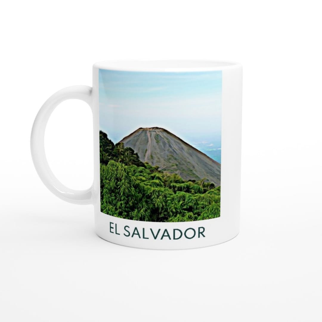 El Salvador Gifts, Birthday Gifts, Coffee Mug, El Salvador Souvenir, El