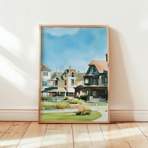 Martha&#39;s Vineyard Watercolor Art, Martha&#39;s Vineyard Wall Art, Martha&#39;s Vineyard Painting, Martha&#39;s Vineyard Artwork, Travel Poster Print