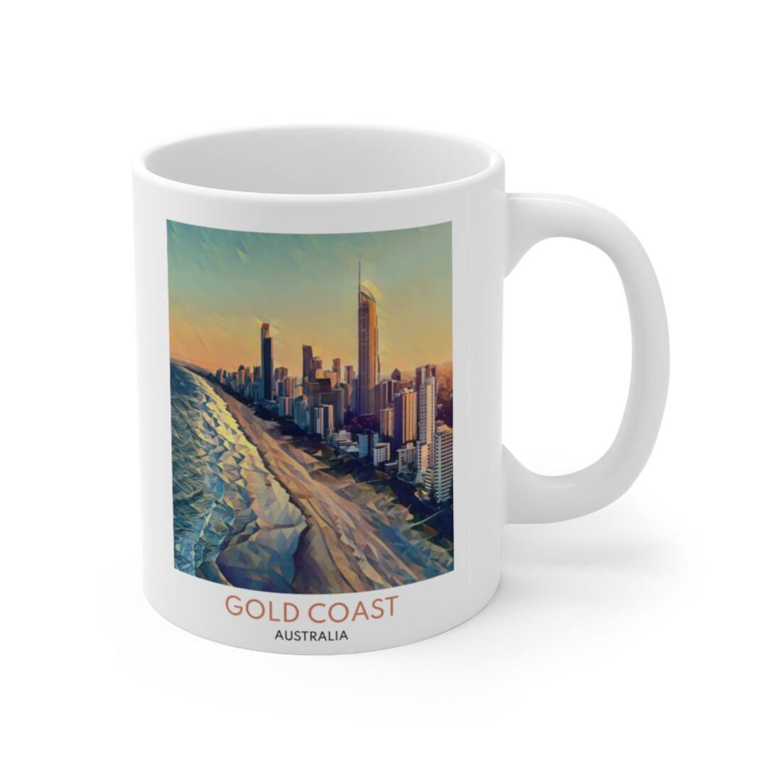 Gold Coast Gifts, Gold Coast Mug, Coffee Mug, Gold Coast Souvenir