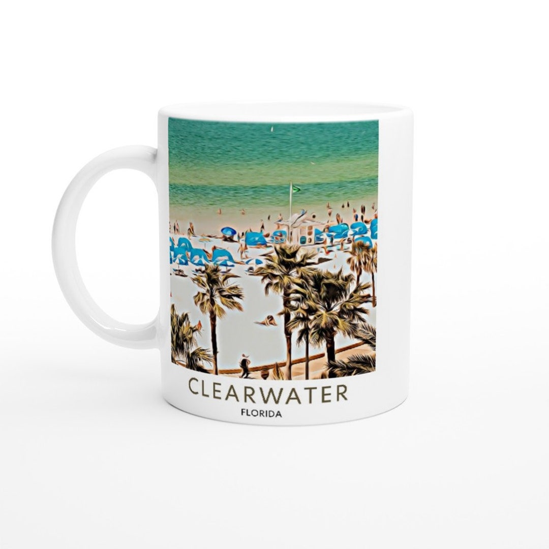 Clearwater Gift, Moving to Clearwater, Birthday Gifts, Clearwater Mug
