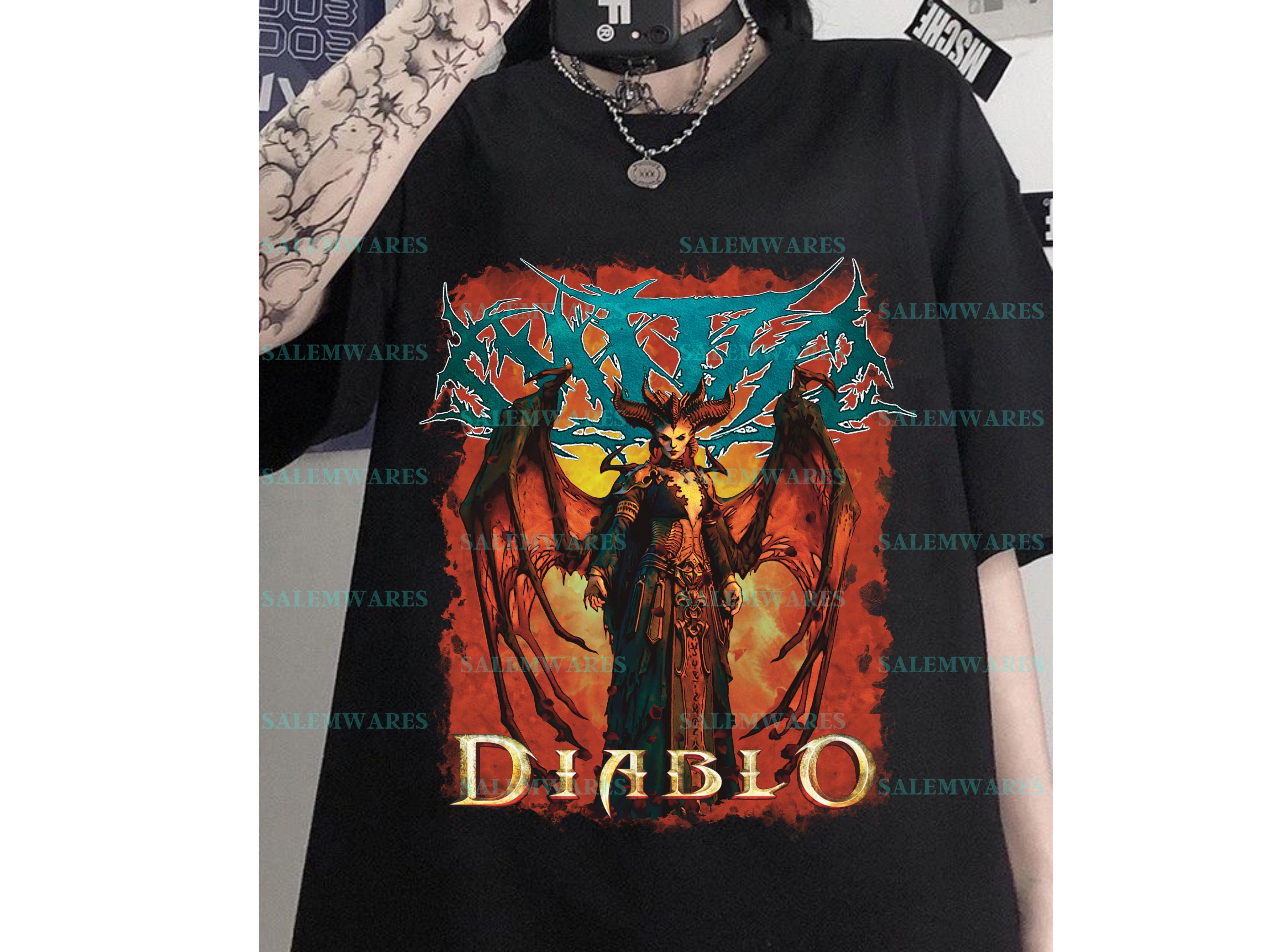 Diablo 4 Lilith Diablo 4 Diablo 4 shirt Game Shirt Diablo - Etsy 日本