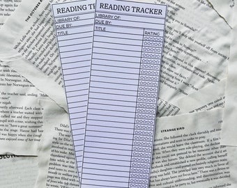 Reading List Bookmark | Gift for Book Lovers