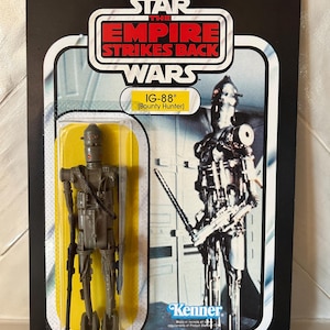 Custom Star Wars Vintage Original Kenner IG-88 a Reproduction Empire Strikes Back 41-Back