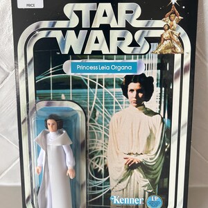 Custom Star Wars First 12 Retro Collection Prinzessin Leia Organa auf Reproduktion 12-Rückseite Kenner Karte