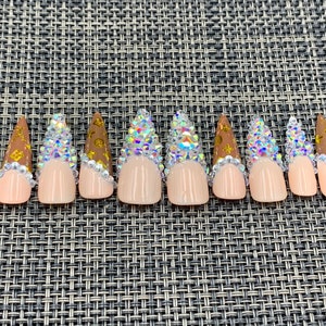 Bling press on nails - C72