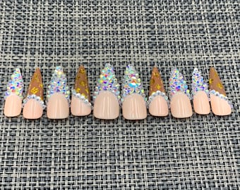 Bling press on nails - C72