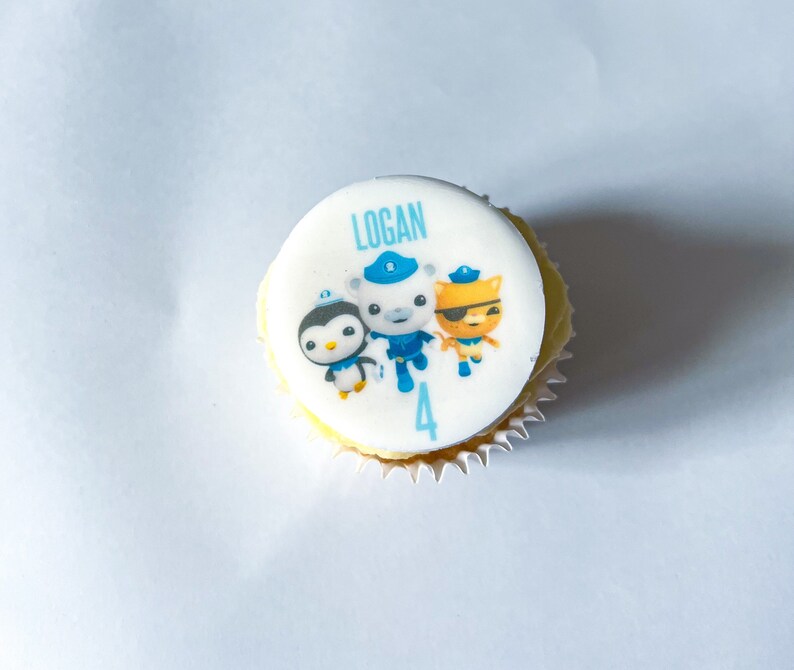 The Octonauts Cupcake Toppers Edible Toppers Icing Sheets Etsy