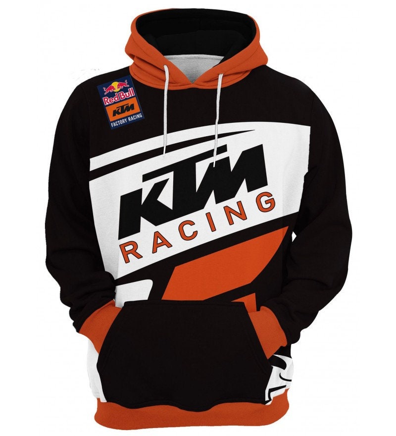 Discover Cool 3D Printed Hoodie KTM Racing