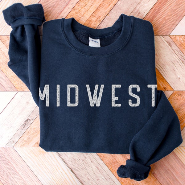 Distressed Midwest Crewneck Sweatshirt