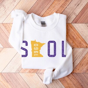 Minnesota Vikes Football Crewneck Sweatshirt