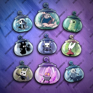 Pegatinas de vinilo de Hollow Knight - Colección de coleccionistas