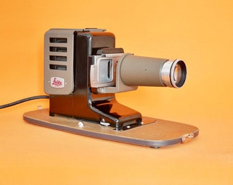 Leica Leitz Prado S slide projector approx. 1955 + projection optics Leica Leitz Wetzlar Dimaron f=10 cm, 1:2.8