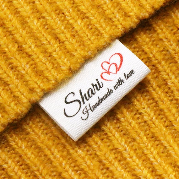 Personalized Sewing Labels for Handmade Items Custom Tags 