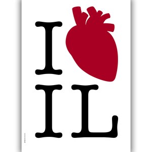 Printed Posters - &quot;I Love Israel&quot;, Designed by Igal Gabay
