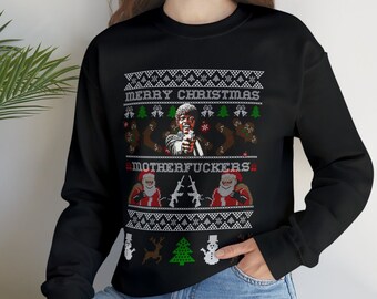 Pulp fiction christmas sweater outlet
