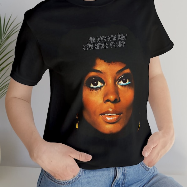 Diana Ross Surrender Album Cover Unisex Jersey Short Sleeve Tee