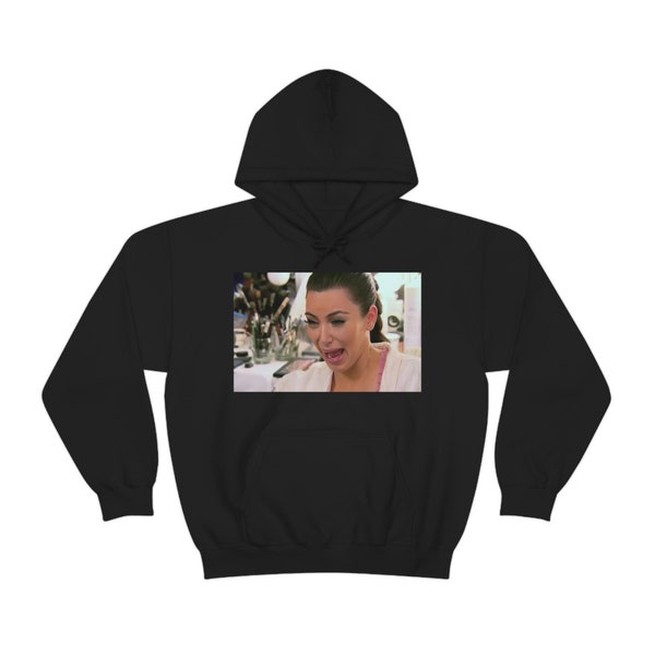 Kim Kardashian Crying Face Unisex Heavy Blend Hooded Sweatshirt