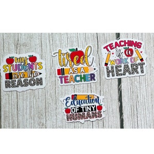 Colorful Teacher Sticker | Teacher Decal | Rainbow Sticker | Teach Sticker | Vinyl | Vinyl Decal | Stickers | Teacher | Teacher Sticker